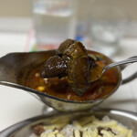 かれーの店 うどん  - 真夏のスリランカ、ご飯大盛り、チーズ、スパイシーひき肉、なす