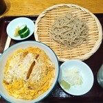 㐂道庵 - かつ丼セット  1100円