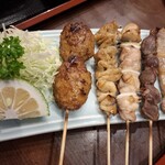 ろばた仁 - 串の盛り合わせ️