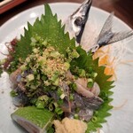 ろばた仁 - サンマのお刺身♥️メチャクチャ旨い✨