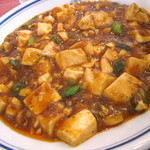 呉四川飯店 - 中国味噌も麻辣も大人しい麻婆豆腐。