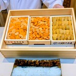 THE SUSHI TOKYO 旬 - 食べ放題の3種のウニ