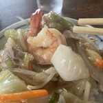 藤屋食堂 - イカとケッコーデケェエビ