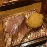 串かつ あーぼん - 生ハム