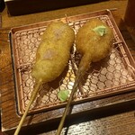 串かつ あーぼん - タコ・ごま豆腐