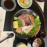 日本料理 都 - 「満潮」ちらし寿司定食