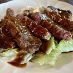 レストラン玉子家 - サーロインステーキ