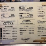 ラーメン大戦争 - メニュー