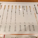 とんかつ いわい - メニュー