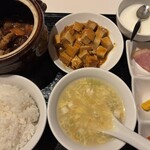 金香楼 - 豚バラ肉の特製タレ壺煮＋豆腐煮込　1080円