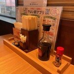 やよい軒 - 調味料