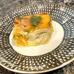 京都 八百一 - 料理写真:南瓜のオムレツ風キッシュ
