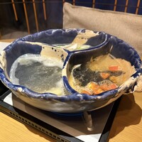 ダイニング 花火 - 台の物 金目鯛と牛、旬野菜のしゃぶしゃぶ