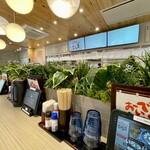 ⼿打ちと創造 はなまるうどん - 店内_2025年8月