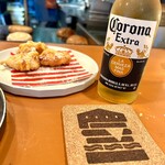 髙橋バーガー - 自家製ナゲットチーズとコロナ