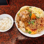 SORA - ライスは少なめですが、麺量は300gぐらいあるので丁度いい量です