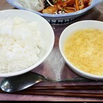 比他棒 - ご飯、たまごスープ