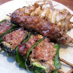 鳥茂 - ピーマンの肉詰め