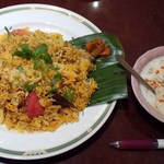 ハリマ・ケバブ・ビリヤニ - 2014.10.15。ビリヤニとライタ