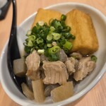 信州そば処 そば茶屋 - 『牛ホルモン煮込み』