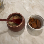 贅食家 千壽 - お茶の次に提供されますランチ時に