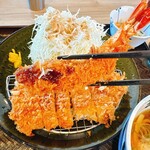 かつ庵 - 大海老フライ…