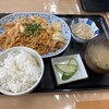 ごはん家 ゆめや食堂 - ホルモン焼きうどん定食