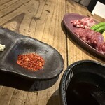 焼肉ホルモン 風土. - ジンギスカン盛り合わせ
      肩ロース、うで、サーロイン、ヒレ