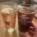 藤沢中華酒場 星都 - ニーハオサワー（紹興酒＋炭酸）とドラゴンサワー（紹興酒＋コーラ）