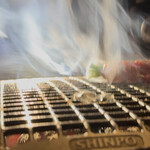 焼肉ホルモン 風土. - 芽ネギ和牛焼きしゃぶをポン酢で