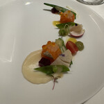 代官山ASO チェレステ 日本橋店 - サーモンからスタート