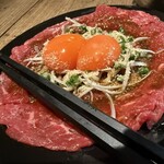 焼肉ホルモン 風土. - 黒毛和牛カルパッチョ
