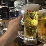 焼肉ホルモン 風土. - 乾杯〜