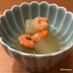 和海味処 いっぷく - 海老と冬瓜