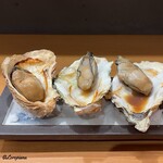 和海味処 いっぷく - 三陸 山田産の焼牡蠣