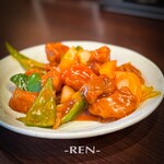 向陽飯店 上白根店 - 酢豚 -700円-