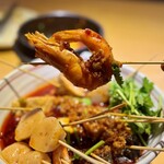 四川料理 川覇王 - 四川鉢鉢鶏　1738円