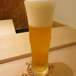 寿司 竹本 - 生ビール