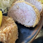 キッチン ハイツ - ひれかつの断面