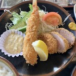 キッチン ハイツ - 海老とひれかつ