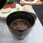 日本料理 TOBIUME - 茗荷、南瓜の具がとても合う