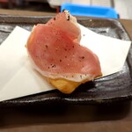 天ぷら呑み 小島ん家 - 揚げパン生ハム