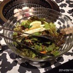 やきにくポッサムチプ - チョレギサラダ2014‎年‎9‎月‎14‎日(日)‏‎18時半予約(^^♪ホルモン最高！