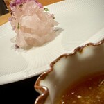 与志多 - 鱧のお刺身　この後鱧のしゃぶしゃぶも