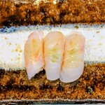 THE SUSHI TOKYO 旬 - タイ食べ放題おかわり3貫