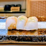 THE SUSHI TOKYO 旬 - タイ食べ放題おかわり3貫