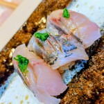 THE SUSHI TOKYO 旬 - アジ食べ放題おかわり3貫アップ