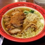 万世麺店 - ダブルパーコー麺