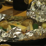 Sangendou - 厚切りベーコンとエリンギのバター醤油焼き