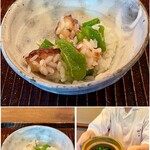 鎌倉 北じま - 真蛸（佐島）と万願寺唐辛子の炊き込みご飯
      美味しくてお代わりいただきました♪